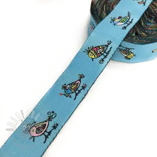 Lint Birds blue