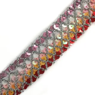 Lint Sequin MULTI red