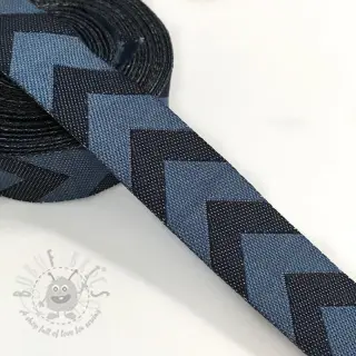 Lint Chevron dark jeans