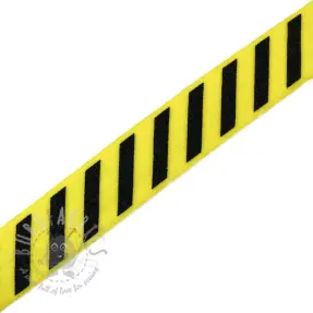 Omvouwelastiek STRIPE 20 mm yellow