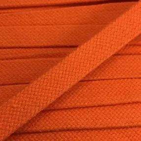Bavlnená šnúra plochá 15 mm orange