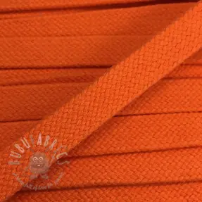 Katoenen koord plat 15 mm orange
