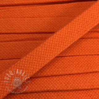 Katoenen koord plat 15 mm orange