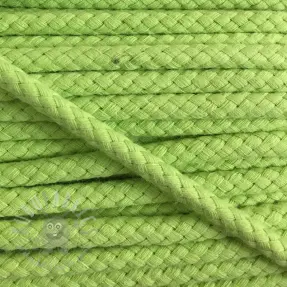 Katoenen koord 8 mm lime