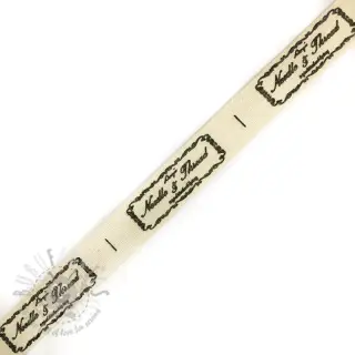Katoenen lint Label Needle and thread