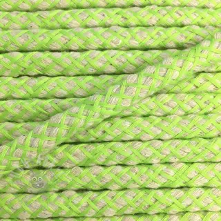 Katoenen koord 1 cm lime