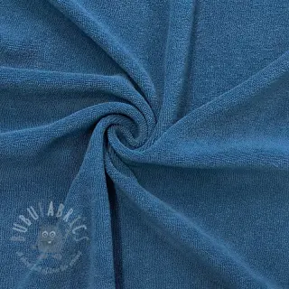 Elastische badstof blue