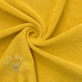 Elastische badstof light yellow