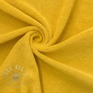 Elastische badstof light yellow