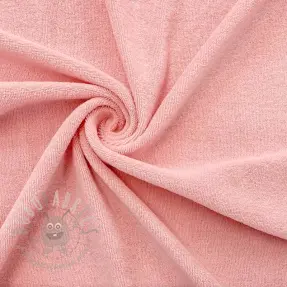 Elastische badstof rose