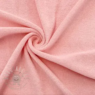 Elastische badstof rose