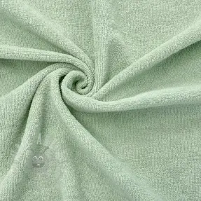 Elastische badstof mint