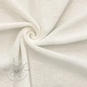 Elastische badstof ecru