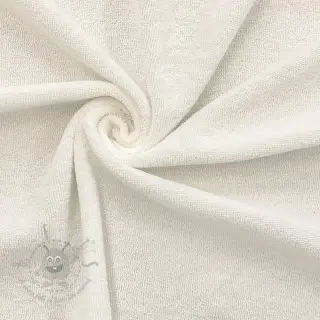 Elastische badstof ecru