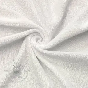 Elastische badstof white