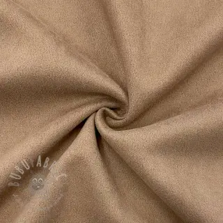 Suèdestof stretch taupe