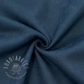 Suèdestof stretch navy