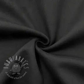 Suèdestof stretch black