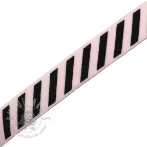 Omvouwelastiek STRIPE 20 mm light pink
