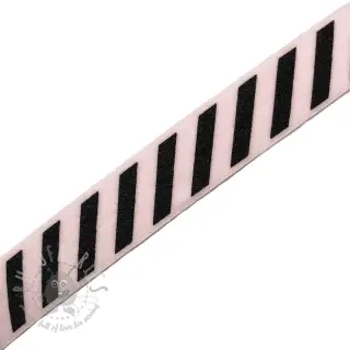 Omvouwelastiek STRIPE 20 mm light pink