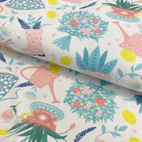 Tricot Gardener digital print 2e keus