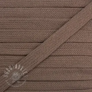 Katoenen koord plat 13 mm mauve