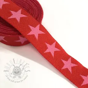 Lint Stars red/pink