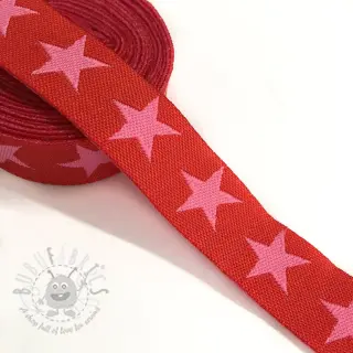 Lint Stars red/pink