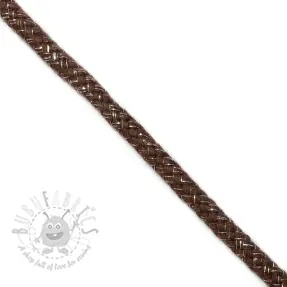Lurexkoord 10 mm brown