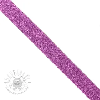 Biaisband LUREX lilac