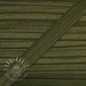Omvouwelastiek 15 mm camo green