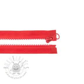 Ritssluiting deelbaar 75 cm red