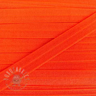 Omvouwelastiek 15 mm neon orange