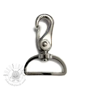 Metalen Karabijnhaak 40 mm silver