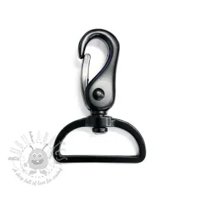 Metalen Karabijnhaak 40 mm black
