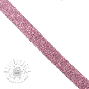 Biaisband LUREX pink