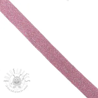 Biaisband LUREX pink