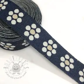 Lint Jeans flowers beige