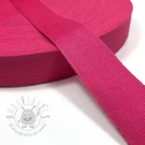 Tassenband katoen 4 cm fuchsia