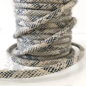 Suède koord Snake cream