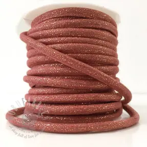 Suède koord Luxe old rose