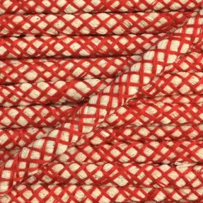 Bavlnená šnúra 1 cm red