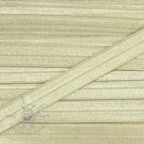 Omvouwelastiek 15 mm beige