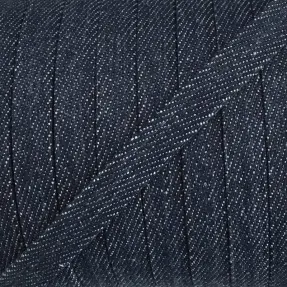 Bavlnená šnúra plochá 10 mm Denim navy