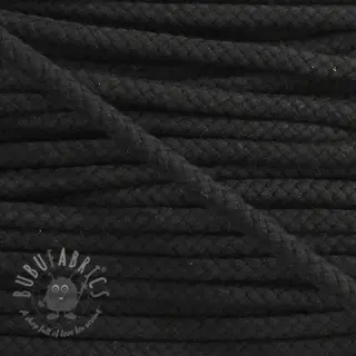 Katoenen koord 8 mm black
