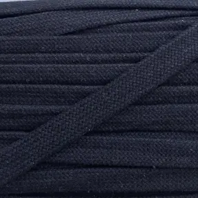 Bavlnená šnúra plochá 15 mm dark blue