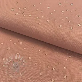 Windjasstof met waterafstotende afwerking old blush