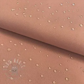 Windjasstof met waterafstotende afwerking old blush