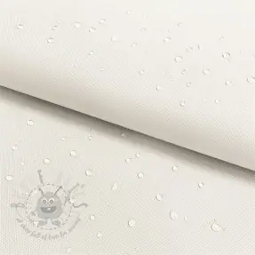 Windjasstof met waterafstotende afwerking off white