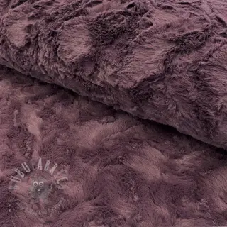 Kunstbont aubergine